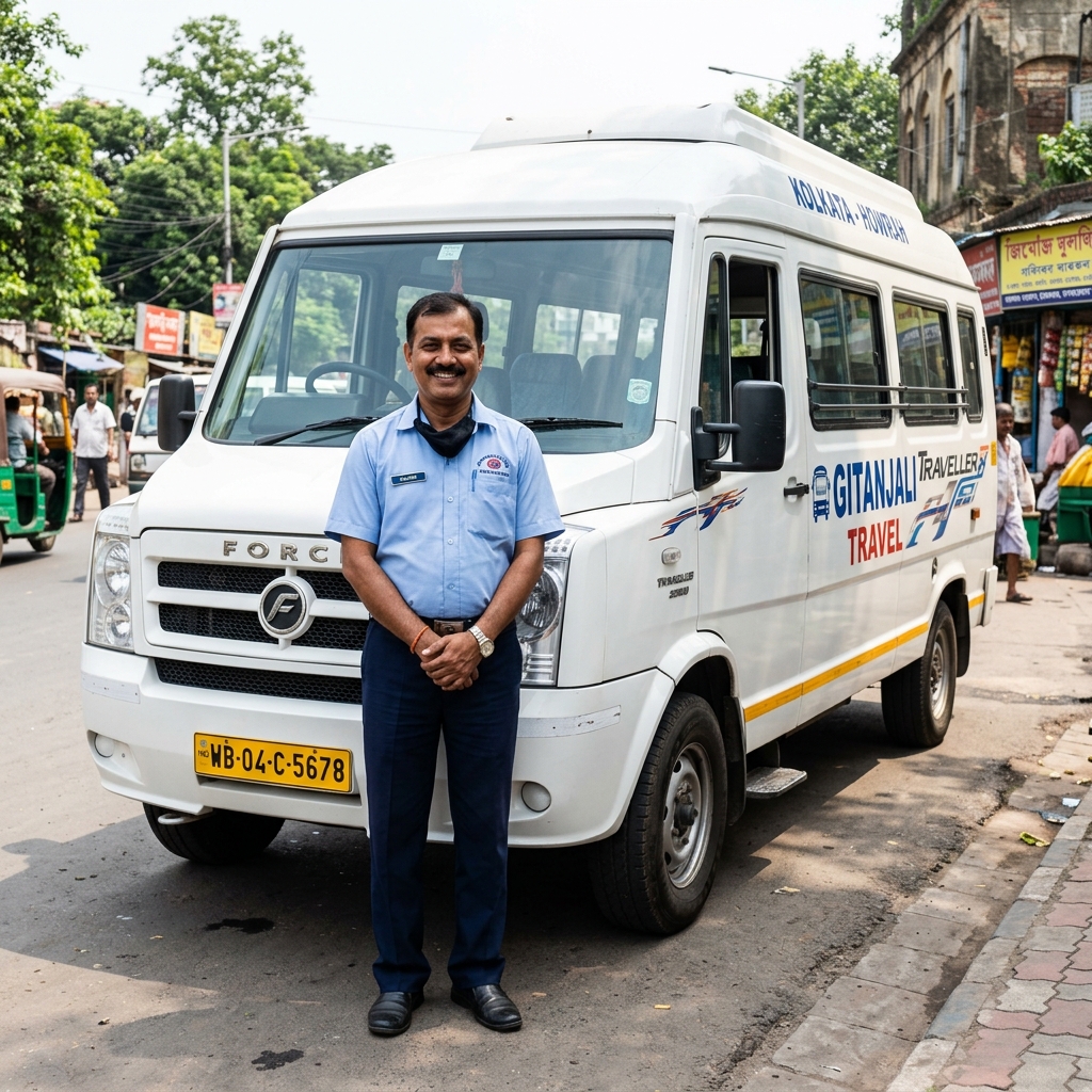 Person with Bus
